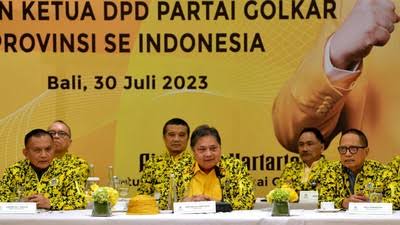 
 Mandat Baru Airlangga Hartanto Seusai Pertemuan DPD Partai Golkar Di Bali?