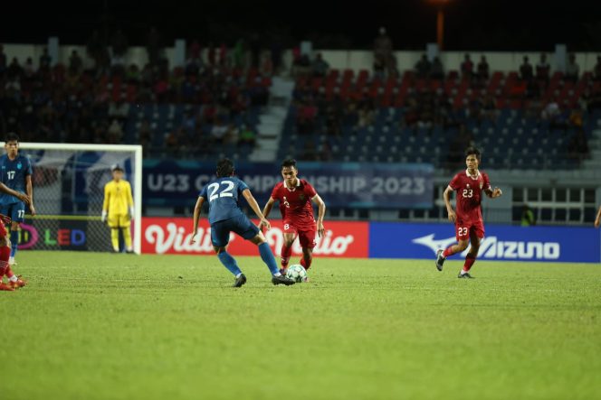
 Pertandingan Timnas Indonesia U-23 melawan Thailand (dok. pssi.org)