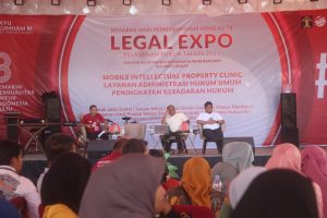 Kegiatan diseminasi Kekayaan Intelektual di Legal Expo 2023 Kanwil Kemenkumham Sulawesi Barat (dok. Istimewa)