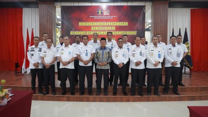 
 Kanwil Kemenkumham Sulawesi Barat, menerima kunjungan Komite 1 DPD RI (dok. Istimewa)