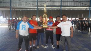 Kakanwil Kemenkumham Sulawesi Barat, Parlindungan saat pembukaan turnamen Futsal (dok. istimewa)