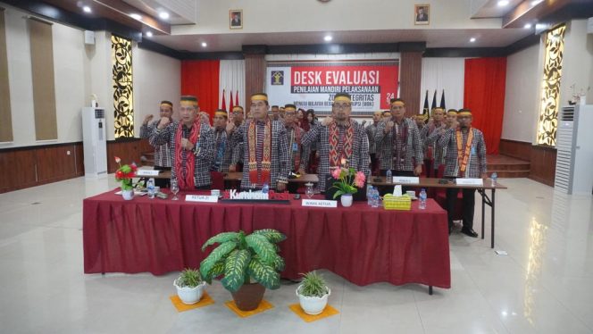 
 Kemenkumham Sulawesi Barat ikuti Desk Evaluasi Pembangun ZI (dok. Istimewa)