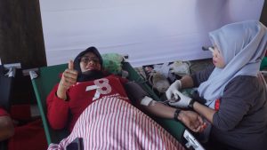 Kanwil Kemenkumham Sulawesi Barat, gelar kegiatan donor darah di Legal Expo 2023 (dok. istimewa)