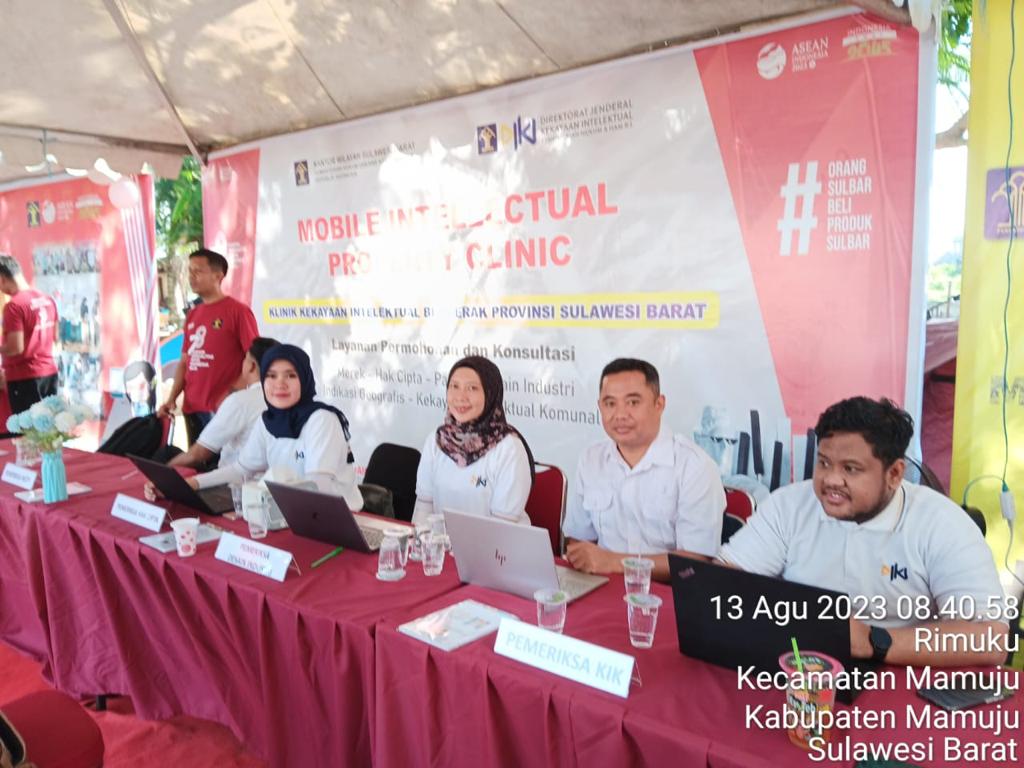 Kegiatan Mobile IPC di Legal Expo 2023 kanwil Kemenkumham Sulawesi Barat (dok. istimewa)