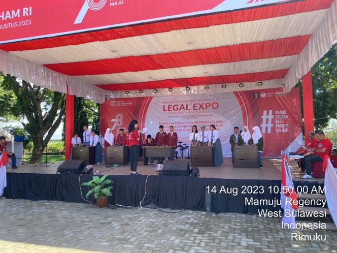 
 Kanwil Kemenkumham Sulawesi Barat selenggarakan acara Legal Expo 2023 (dok. istimewa)
