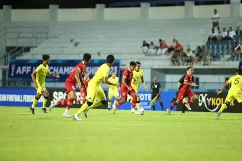 
 Laga Timnas Indonesia U-23 melawan Malaysia U-23 (dok. pssi.org)