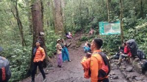 Pendaki Gunung Kerinci Cedera dan Berhasil Dievakuasi