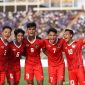 Muhammad Ramadhan Sananta (nomor 9) saat berselebrasi bersama dengan rekan-rekannya di Timnas U-22 (dok. pssi.org)