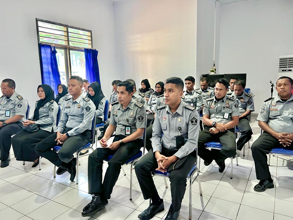 Rapat Evaluasi Tim Pendampingan Kanwil Kemenkumham Maluku Utara di Rupbasan Ternate (dok. Istimewa)