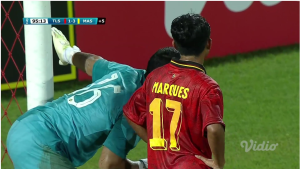 Laga Malaysia U-23 melawan Timor Leste U-23 (dok. vidio.com)