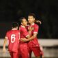 Para pemain Timnas Indonesia U-22 berselebrasi setelah mencetak gol (pssi.org)