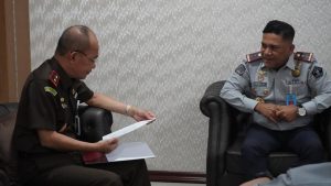 Sinergi Kemenkumham Sulbar dengan Kajati 2.jpeg Kakanwil Parlindungan bersilaturahmi dengan Kajati Sulbar (dok. Istimewa)