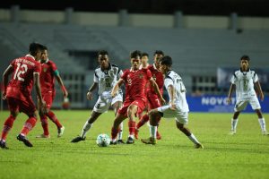 Timnas Indonesia U-23 di laga melawan Timor Leste (dok. pssi.org)