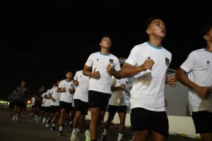Timnas Indonesia U-23 saat berlatih di Thailand (dok. pssi.org)
