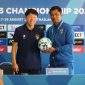 Pelatih Timnas Indonesia, Shin Tae Yong (kiri) dalam konferensi pers jelang laga semi final Piala AFF U-23 melawan Thailand (dok. pssi.org)
