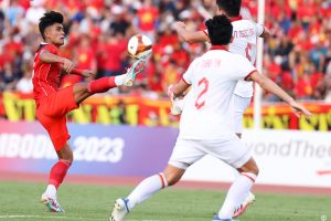 Penyerang Timnas Indonesia U-23, Ramadhan Sananta saat membela Timnas U-22 di Sea Games (dok. pssi.org)