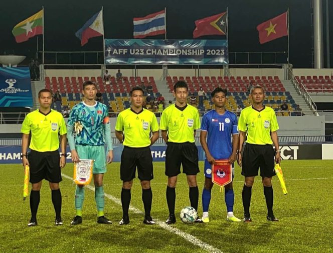 
					Laga antara Vietnam melawan Filipina di Piala AFF U-23 (dok. twitter/AFFPresse)