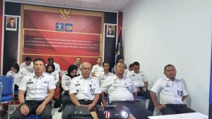 Jajaran pegawai Rupbasan Ternate saat mengikuti zoom meeting (dok. istimewa)