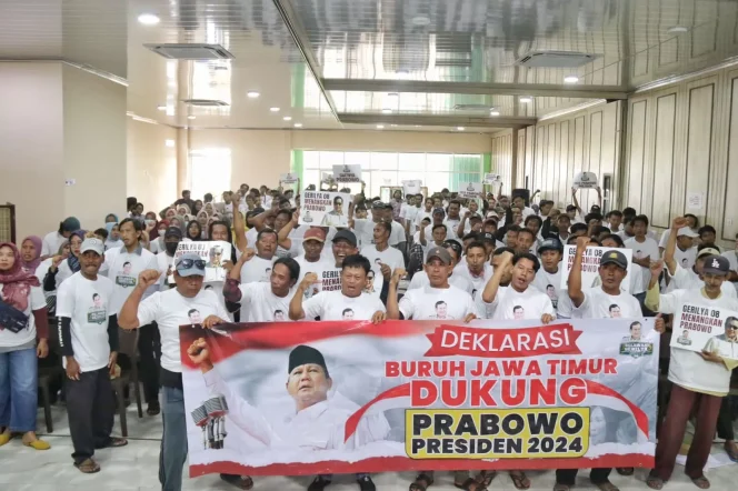 
 Buruh, Nelayan dan Petani Deklarasikan Dukungan untuk Prabowo Subianto