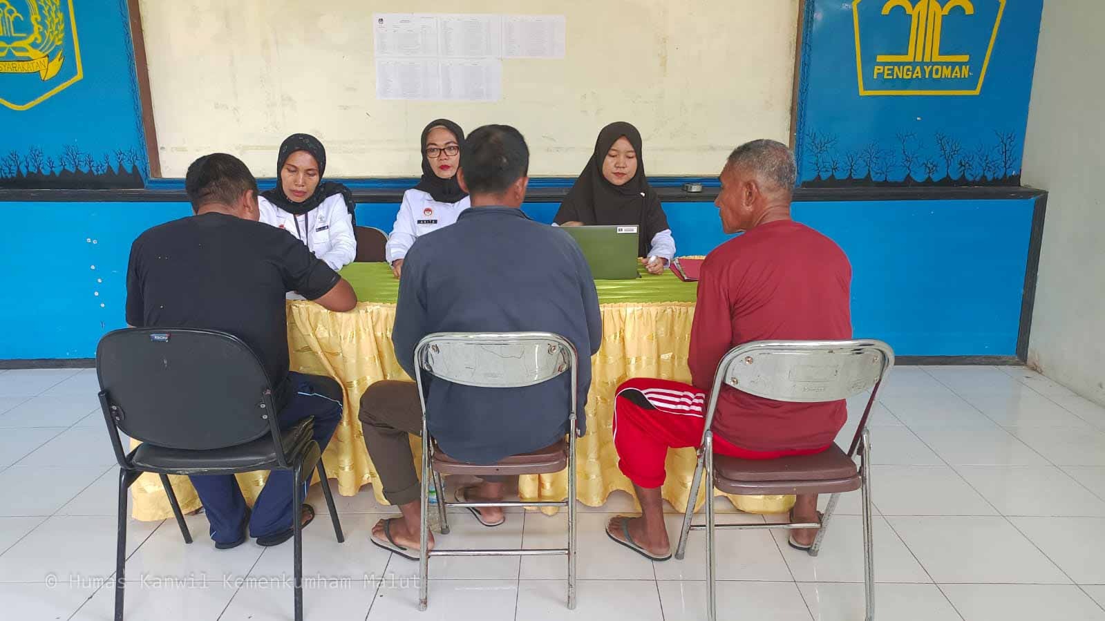 Kemenkumham Maluku Utara lakukan survei penerima bantuan hukum (dok. istimewa)