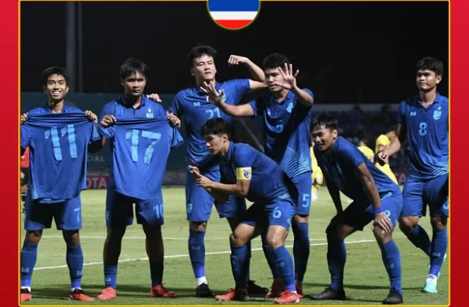 
 Timnas Thailand U-23 (twitter @theaseanball)