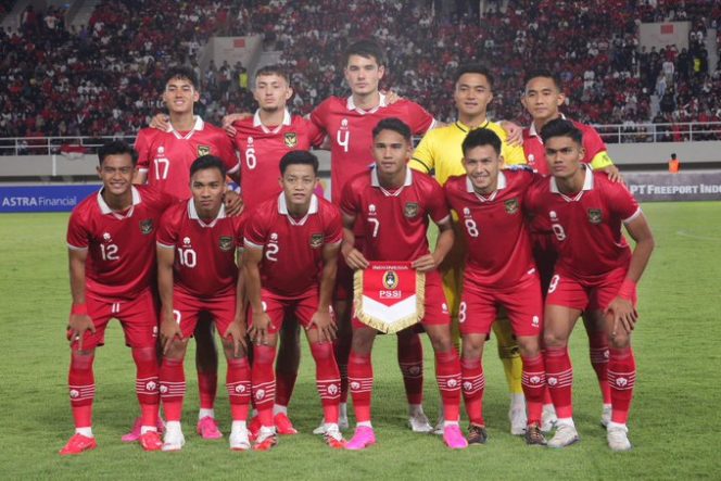 
 Timnas Indonesia U-23 di laga melawan Taiwan (dok. pssi)