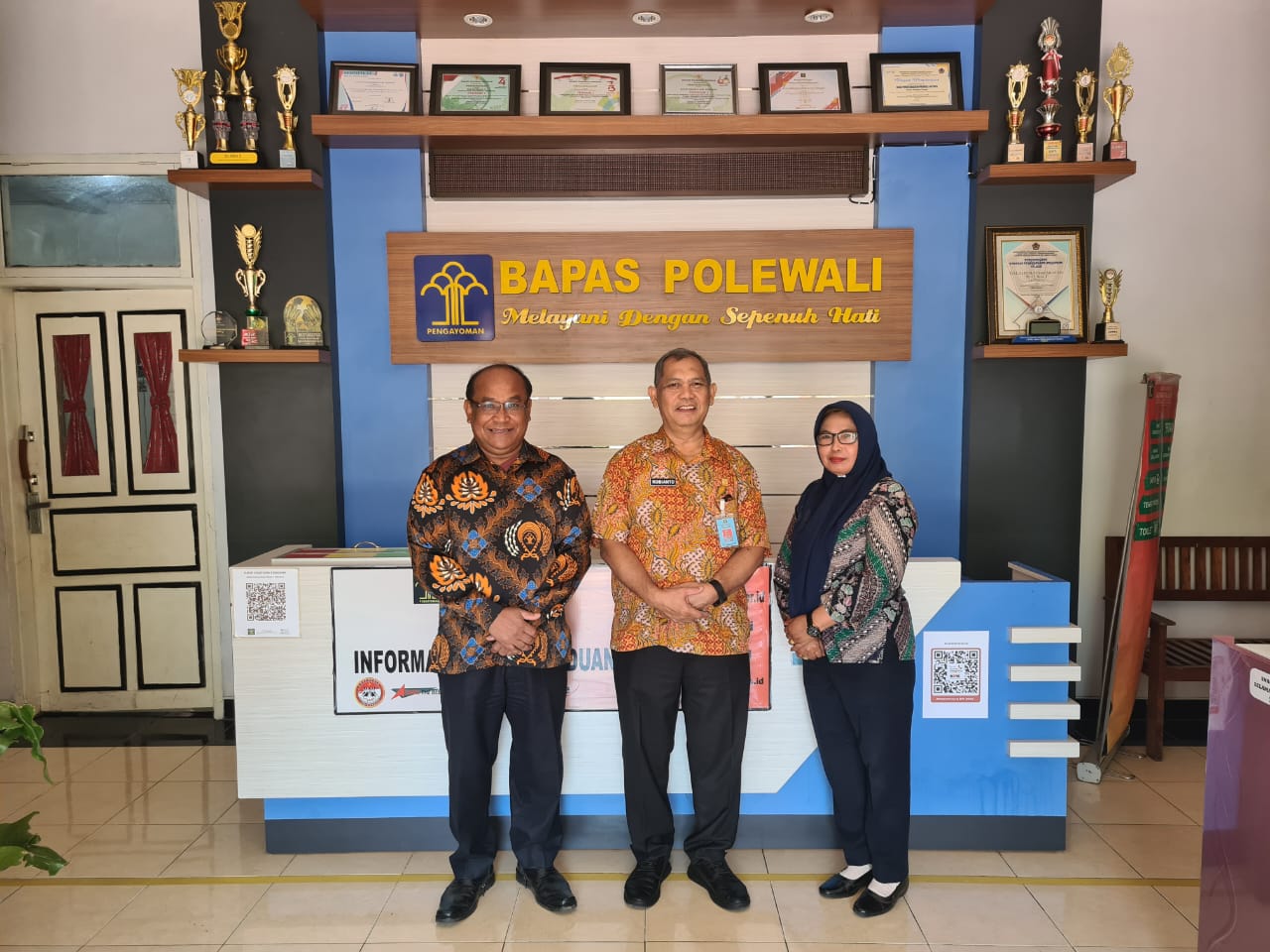 Kadiv Pemasyarakatan Kemenkumham Sulawesi Barat lakukan kunjungan kerja (dok. istimewa)