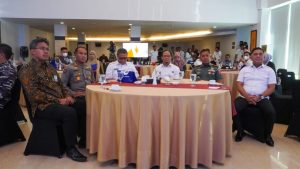 Kakanwil Kemenkumham Sulbar, Parlindungan sat menghadiri acara Mitra Gathering TVRI Sulawesi Barat (dok. istimewa)