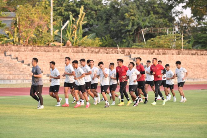 
 Timnas Indonesia U-23 sedang berlatih (dok. pssi.og)