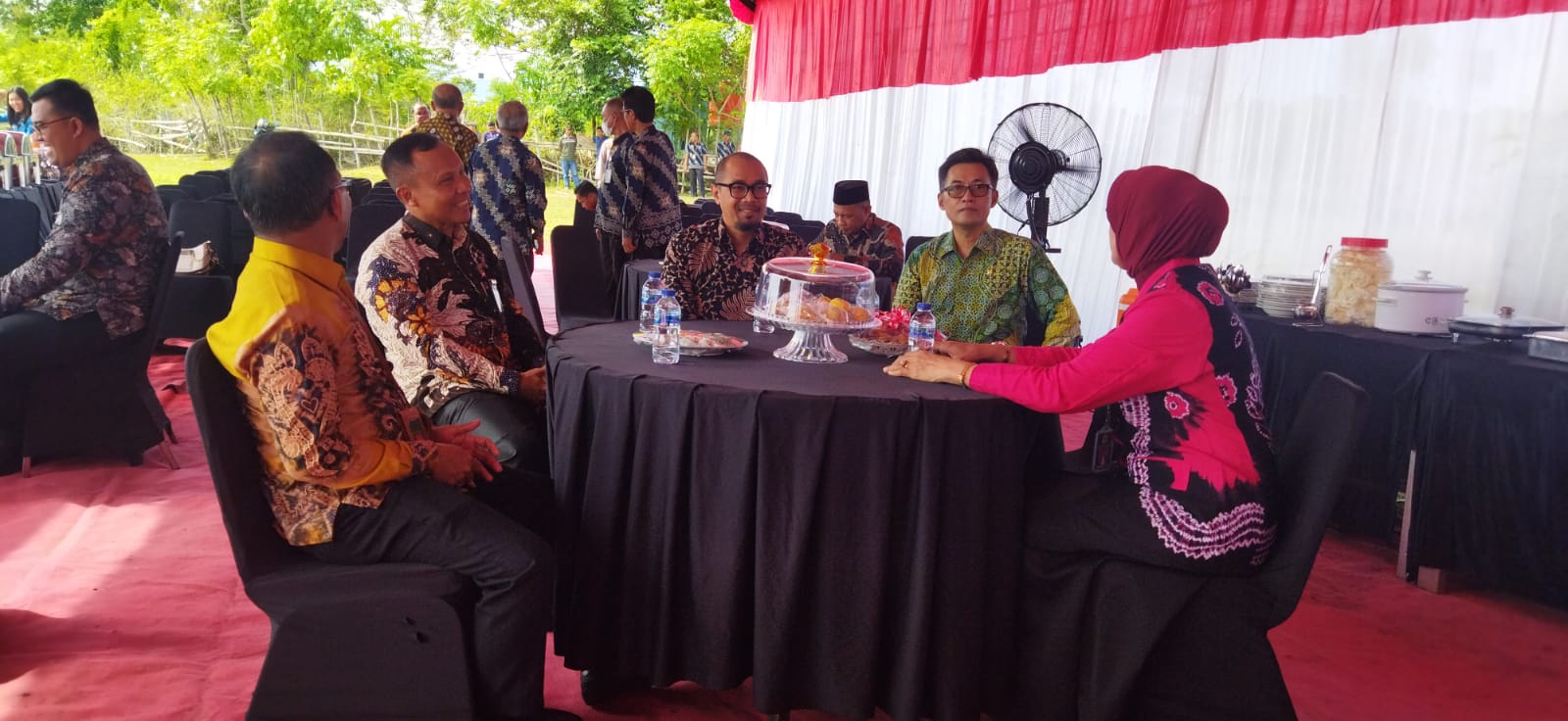 Acara peletakan batu pertama Gedung Pengadilan Tinggi Sulawesi Barat (dok. istimewa)