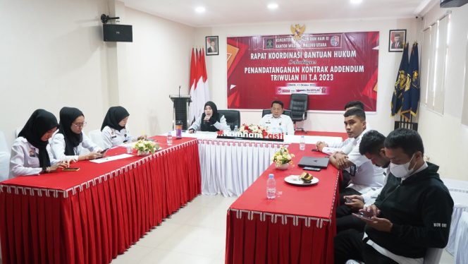 
 Rapat Kerja Tahunan Reformasi Birokrasi Kemenkumham Maluku Utara (dok. istimewa)