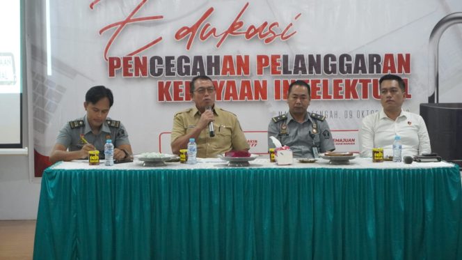 
 Kemenkumham Sulawesi Barat lakukan edukasi pencegahan pelanggaran hak Kekayaan Intelektual (dok. istimewa)