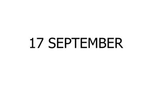 17 september