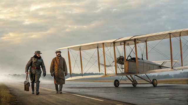 Alcock dan Brown Memulai Penerbangan Transatlantik