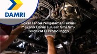 loker tanpa pengalaman teknisi mekanik damri lulusan sma smk terdekat di probolinggo 1753075181